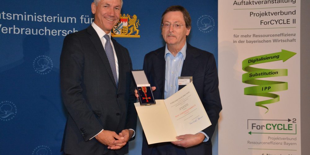 Armin Reller awarded with the Bundesverdienstkreuz!